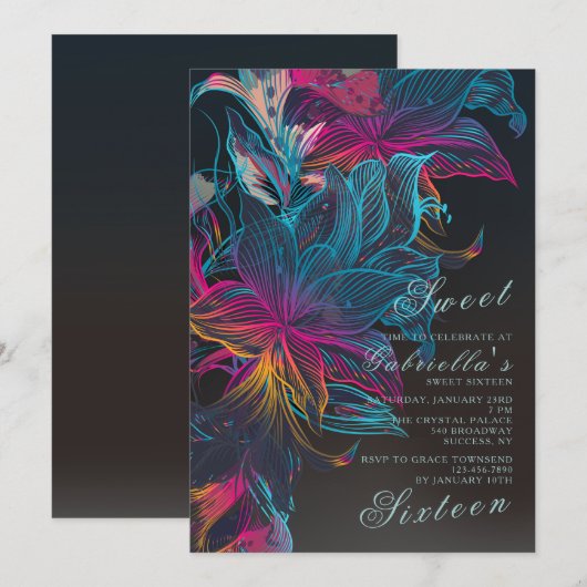 日暮れの招待状 招待状 (正面/裏面)