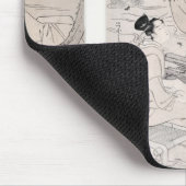 日暮れ1796-97年の狩りのホタル マウスパッド (コーナー)