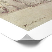 日曜の午後の遊歩道 ポスター (角)