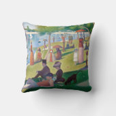 日曜の午後、セウラト州ラグランデジャッテ クッション (裏面)