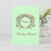 日曜の朝食会のお誘い 招待状 (スタンド正面)