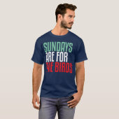 日曜は鳥の友だ Tシャツ (正面フル)