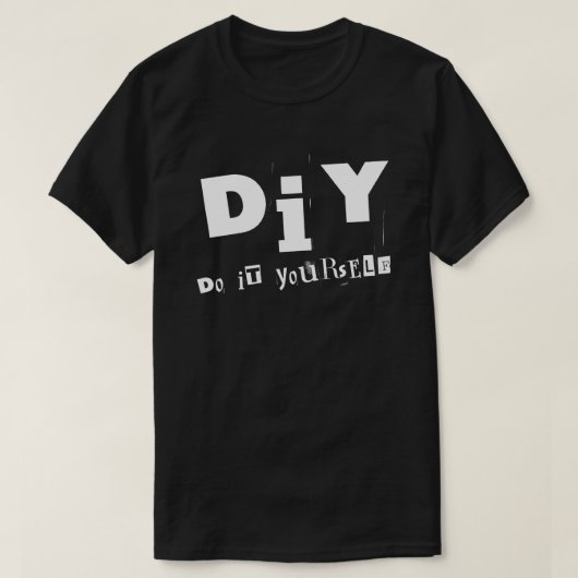 日曜大工 (DIY) Tシャツ (デザイン正面)