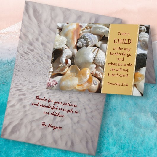 日曜学校の先生へ感謝を サンキューカード