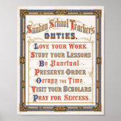 日曜学校先生の職務 | ルイスプラン ポスター (正面)