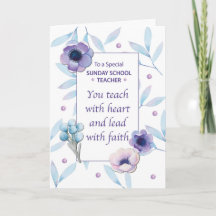 日曜学校先生感謝してい先生