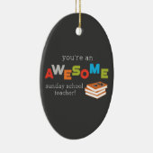 日曜学校先生感謝の日素晴らし, セラミックオーナメント (右)