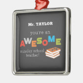 日曜学校先生感謝の日素晴らし, メタルオーナメント (左)