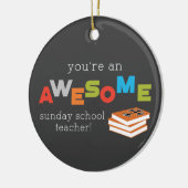 日曜学校先生鑑賞素晴らし日 セラミックオーナメント (左)