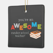 日曜学校先生鑑賞素晴らし日 セラミックオーナメント (左)