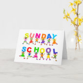 日曜学校 カード (黄色い花)