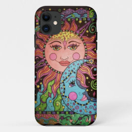 日曜日および月の天のプリント iPhone 11 ケース