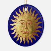 日曜日および月 セラミックオーナメント (左)