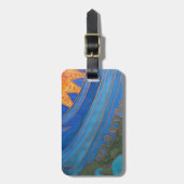 日曜日および波 ラゲッジタグ (正面縦)