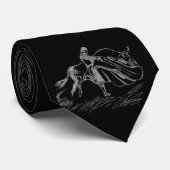 日曜日および陰のタイの黒 ネクタイ (ロール)