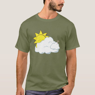 日曜日および雲 Tシャツ
