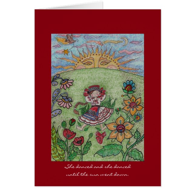 日曜日が民芸をたどって行ったまで、ウクライナのダンサー (正面)