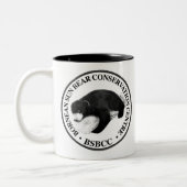 日曜日くまのマグを救って下さい ツートーンマグカップ (左)