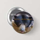 日曜日くまのBulanボタン 缶バッジ (正面&裏面)