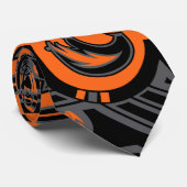 日曜日くま(オレンジ) ネクタイ (ロール)