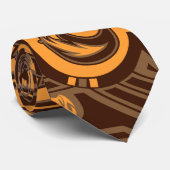 日曜日くま(ブラウン) ネクタイ (ロール)