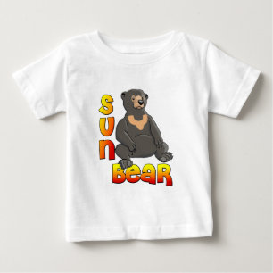 日曜日くま ベビーTシャツ
