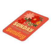 日曜日なしイベント今日マグネットボホカラフル黄色 マグネット (左側)