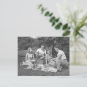 日曜日に公園で友達と ポストカード (スタンド正面)