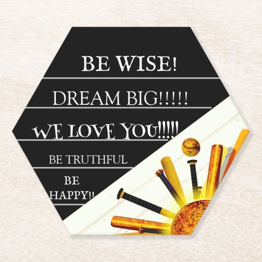 日曜日に打者を出せ！ ペーパーコースター (正面)