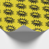 日曜日のあなたの色およびフラッシュ ラッピングペーパー (角)