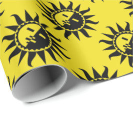 日曜日のあなたの色およびフラッシュ ラッピングペーパー