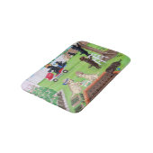 日曜日のおもしろいのラブラドールの絵を描くこと バスマット (アングル)