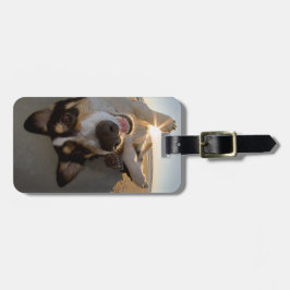 日曜日のおもしろい ラゲッジタグ