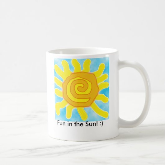 日曜日のおもしろい、日曜日のおもしろい! :) コーヒーマグカップ (右)