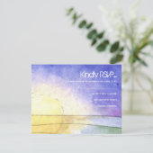 日曜日のこうもりのバーの（ユダヤ教の）バル・ミツバーの応答カード 出欠カード (スタンド正面)