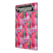 日曜日のまぶしさの抽象芸術の色彩の鮮やかな水彩画 ミニクリップボード (アングル2)