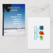 日曜日のやし 名刺 (正面/裏面)