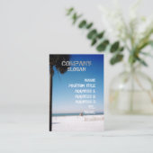 日曜日のやし 名刺 (スタンド正面)