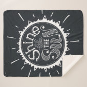 日曜日のような輝やき シェルパブランケット (正面(横))