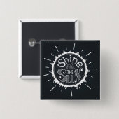 日曜日のような輝やき 缶バッジ (正面&裏面)