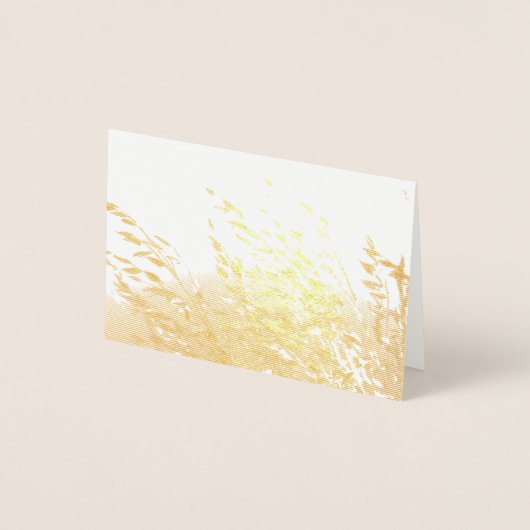 日曜日のオートムギ 箔カード (正面)