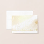 日曜日のオートムギ 箔カード (裏面封筒付き)