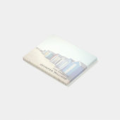 日曜日のカラフルなビーチ小屋 ポストイット (アングル)