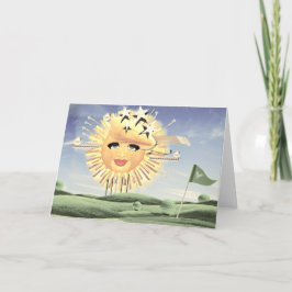 日曜日のゴルフ! サンキューカード