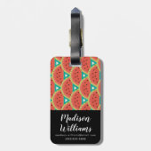 日曜日のステップのおもしろい ラゲッジタグ (裏面縦)