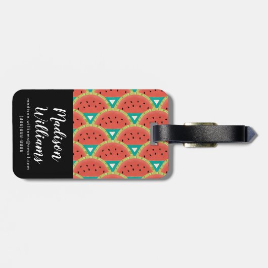 日曜日のステップのおもしろい ラゲッジタグ (裏面横)