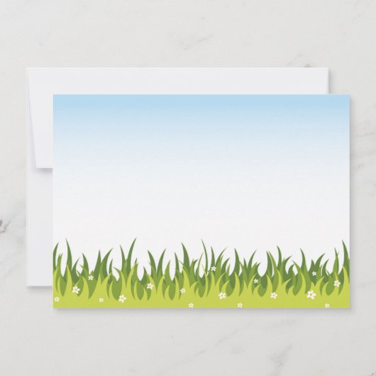 日曜日のバチェロレッテのかわいいビーチサンダルのおもしろい 招待状 (裏面)