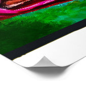 日曜日のビーチ ポスター (角)