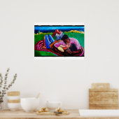 日曜日のビーチ ポスター (キッチン)