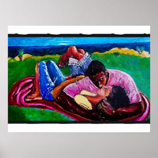 日曜日のビーチ ポスター (正面)